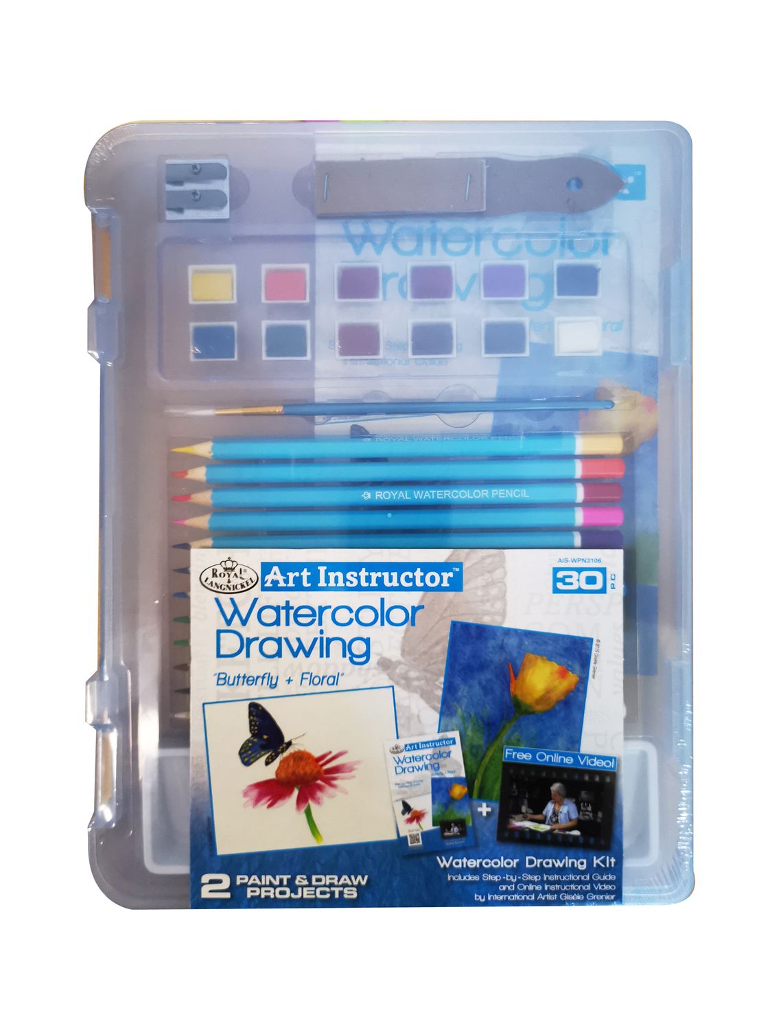 Royal &amp; Langnickel Art Instructor Set Watercolour/Drawing