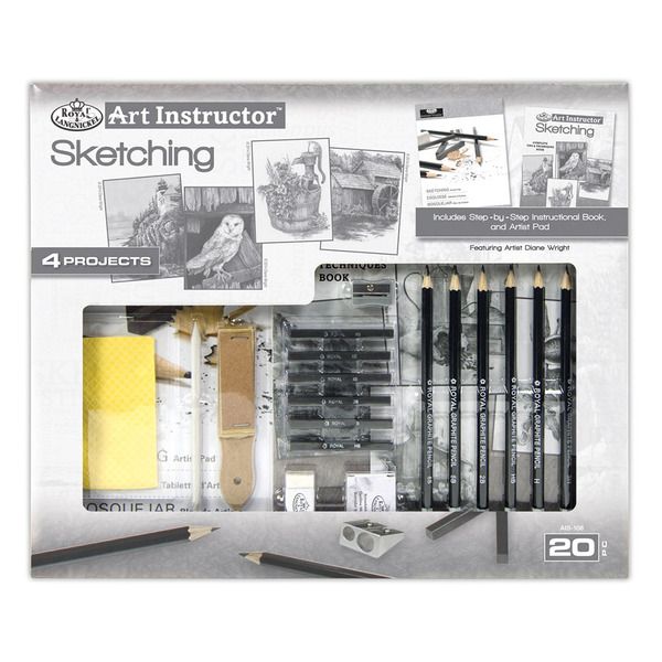 Royal &amp; Langnickel Art Instructor Sketching Set 4 Projects