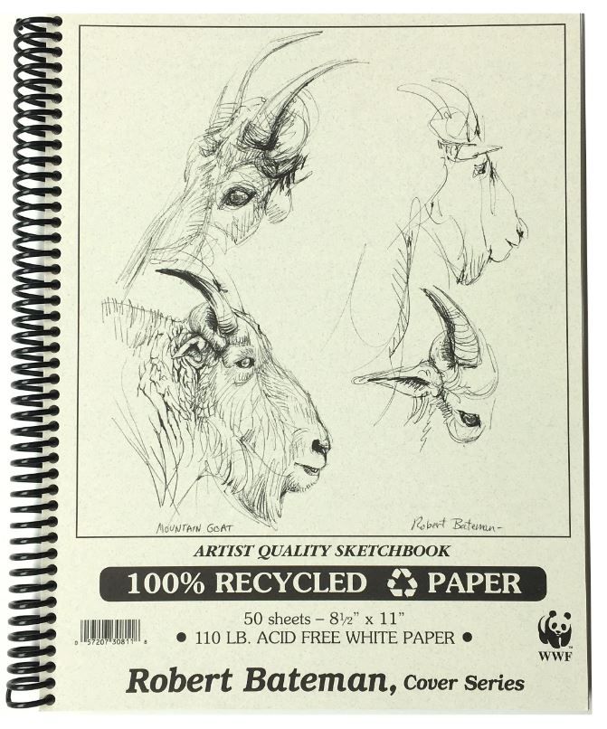 Robert Bateman Sketch Book 8.5x11 50shts 110lb