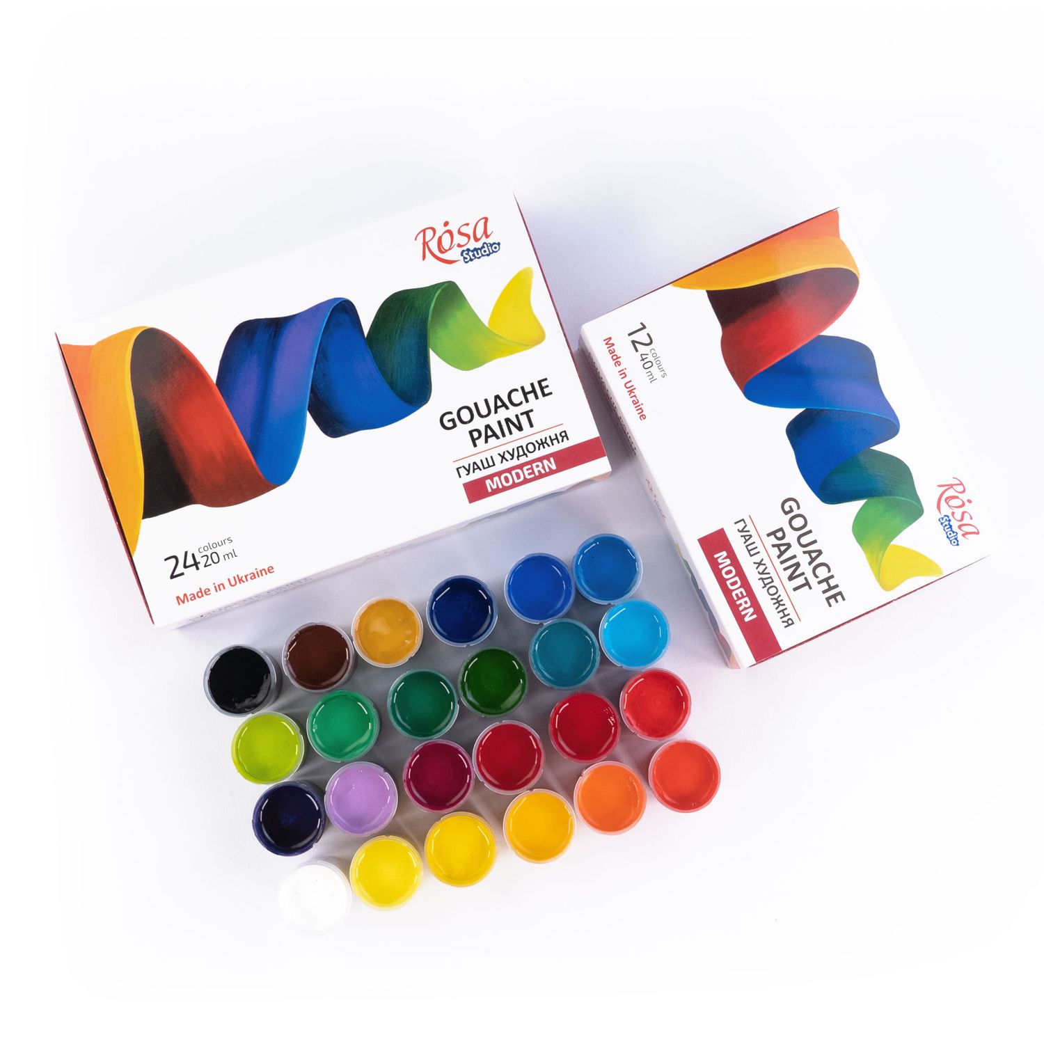 Rosa Gouache Paint 24 x 20ml Colour Modern Set