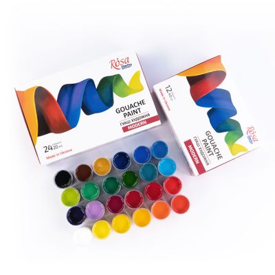 Rosa Gouache Paint 24 x 20ml Colour Modern Set