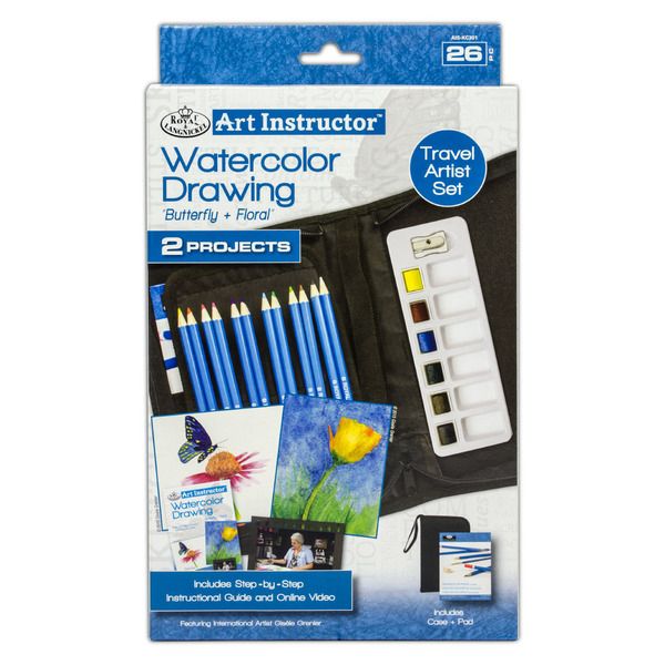 Royal &amp; Langnickel Art Instructor Watercolour/Drawing Set