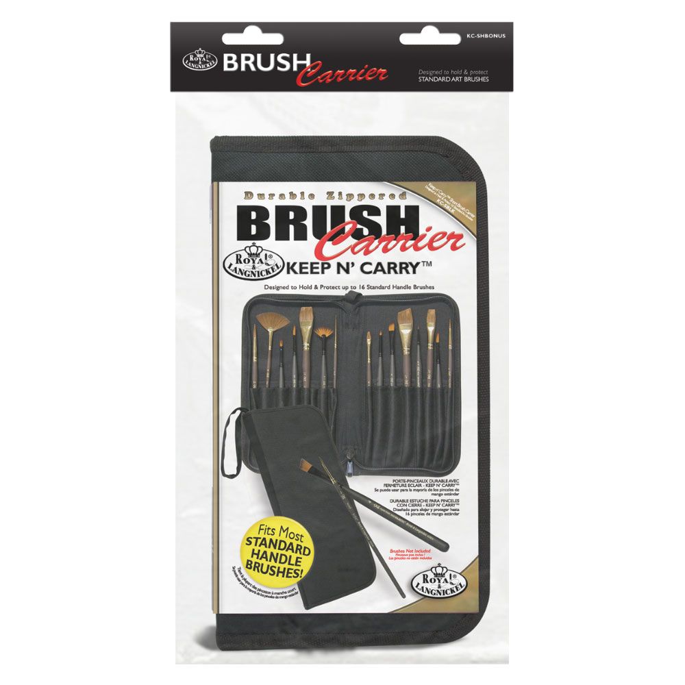 Royal &amp; Langnickel Keep N' Carry Durable Zippered Brush Carrier