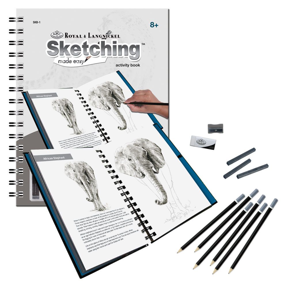 Royal &amp; Langnickel Sketching Made Easy Activity Book African Safari