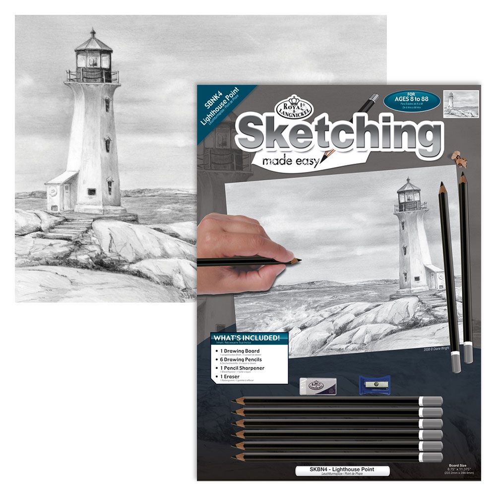 Royal &amp; Langnickel Sketching Made Easy Lighthouse Point