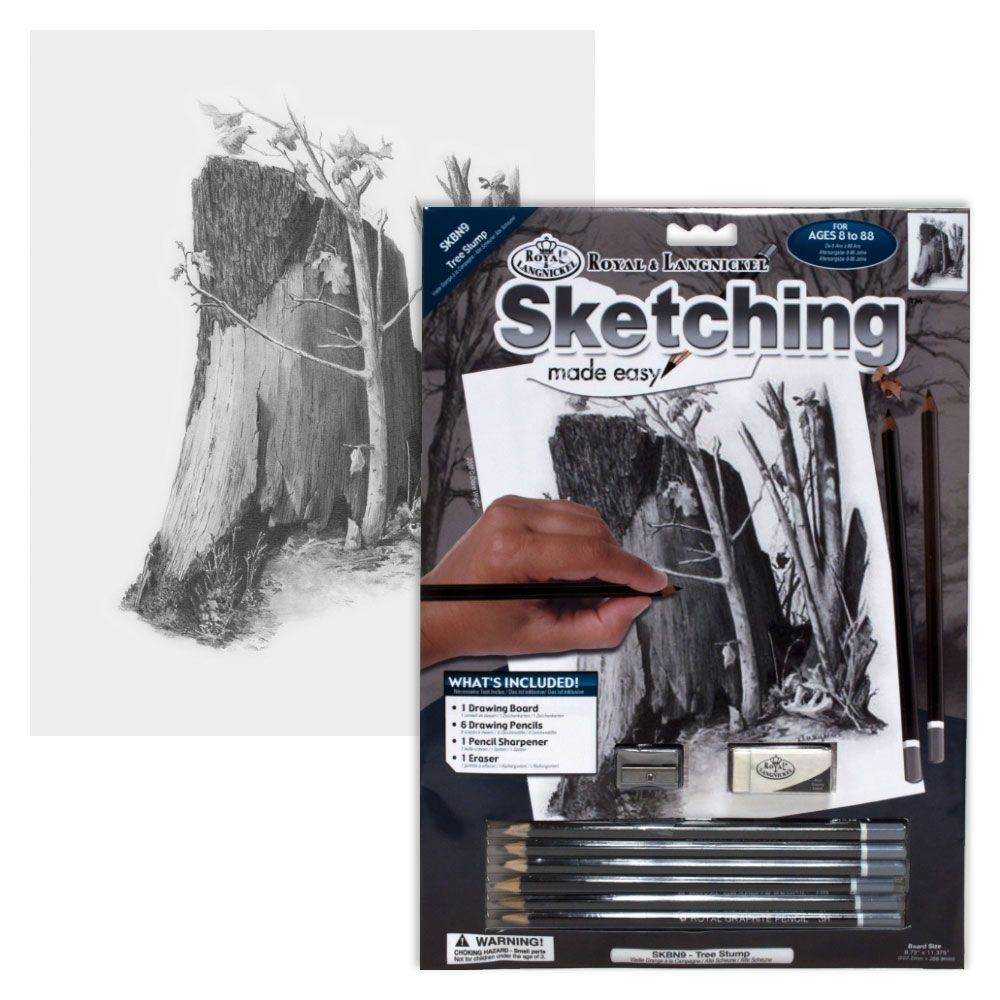 Royal &amp; Langnickel Sketching Made Easy Tree Stump