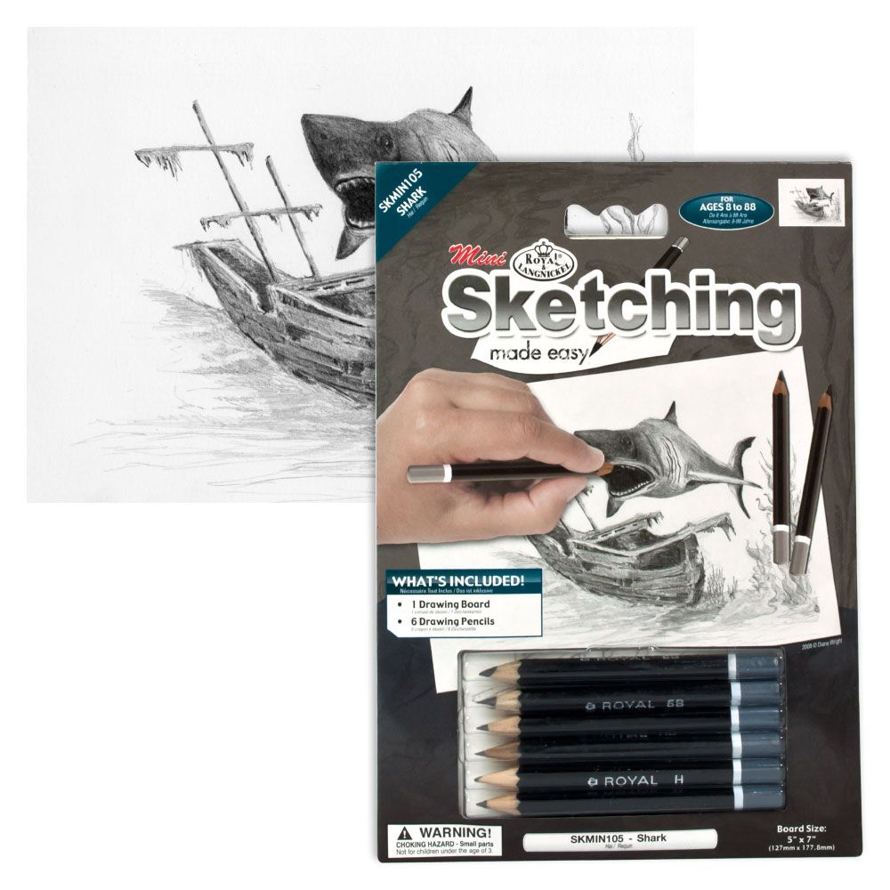 Royal &amp; Langnickel Mini Sketching Made Easy Shark