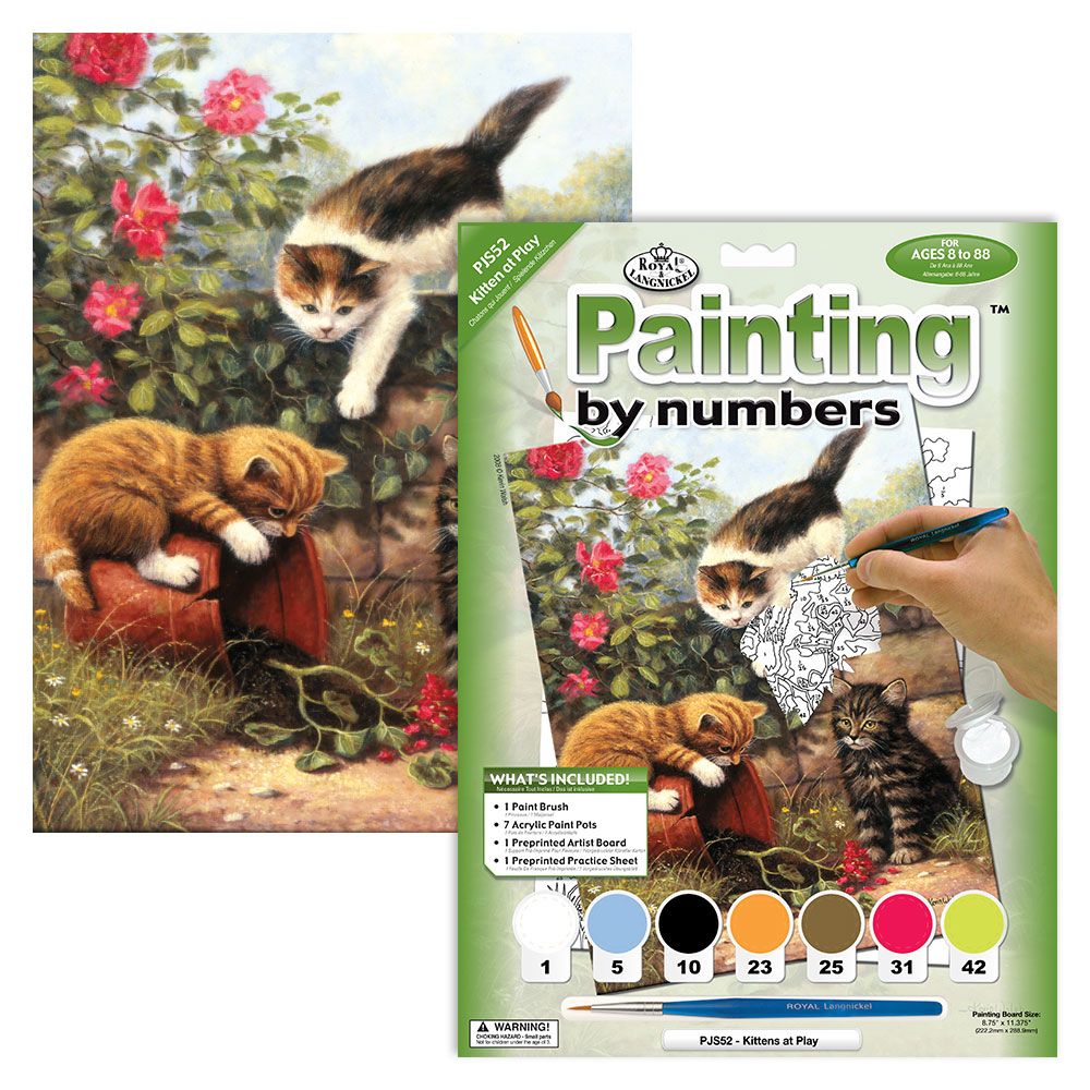Royal &amp; Langnickel Paint By Numbers Kittens at Play