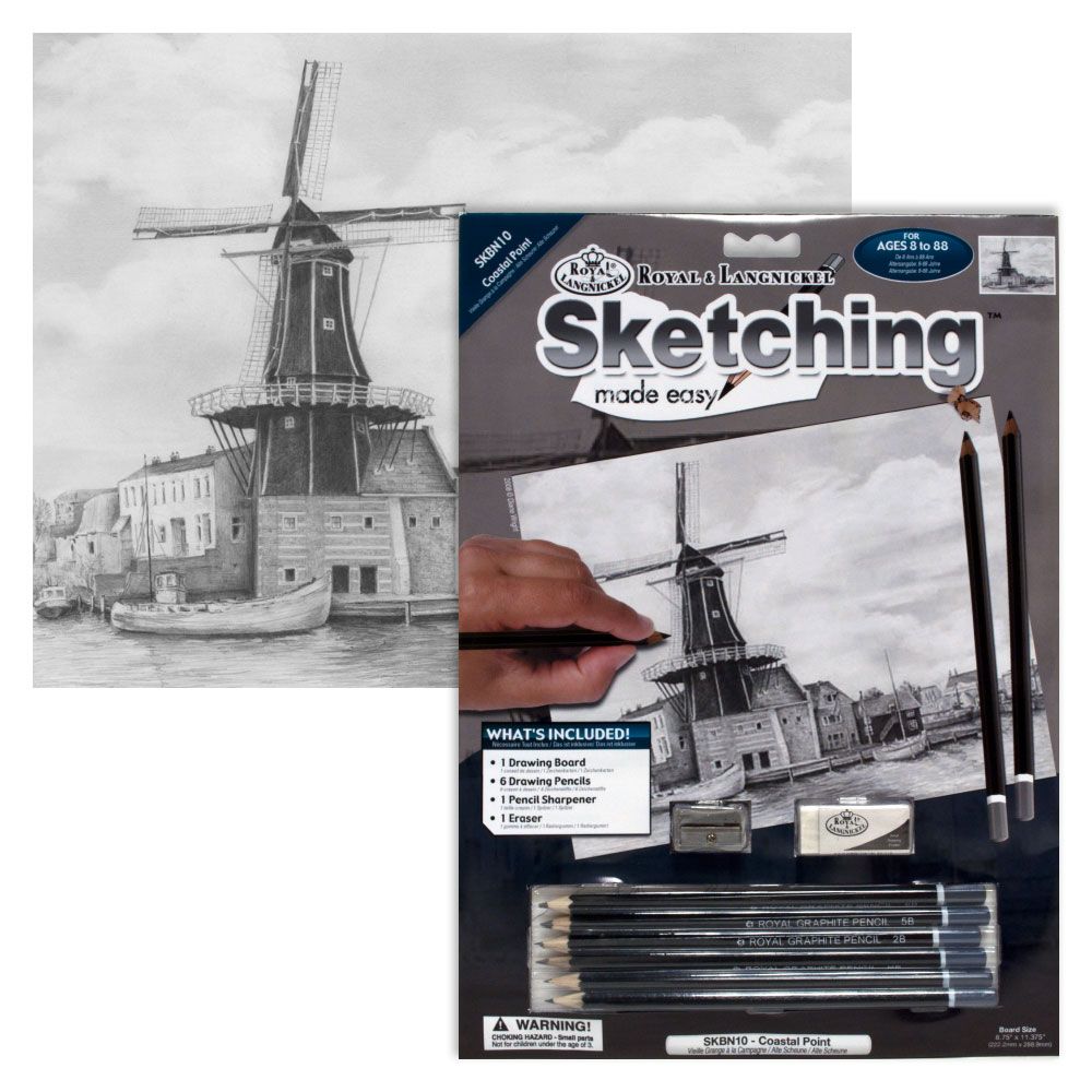 Royal &amp; Langnickel Sketching Made Easy Coastal Point