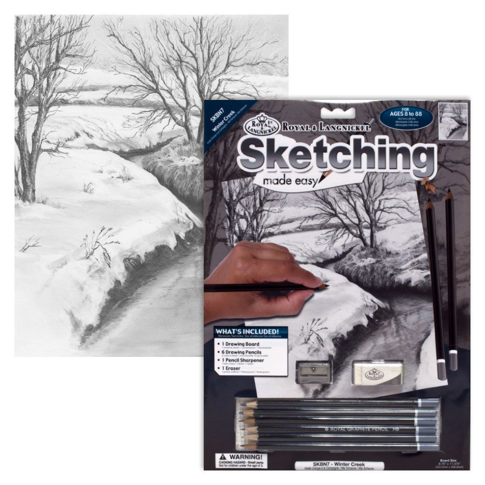 Royal &amp; Langnickel Sketching Made Easy Winter Creek