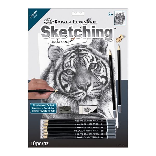 Royal &amp; Langnickel Sketching Made Easy Clawdia Tiger