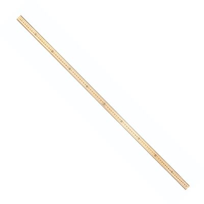 Ruler Wooden Metre Stick Plain End Metric