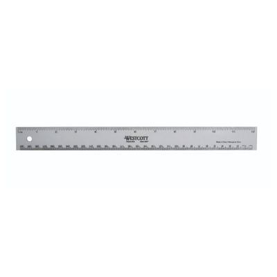 Ruler Clear Plastic 12" 40812