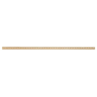 Ruler Wooden Metre Stick Plain End