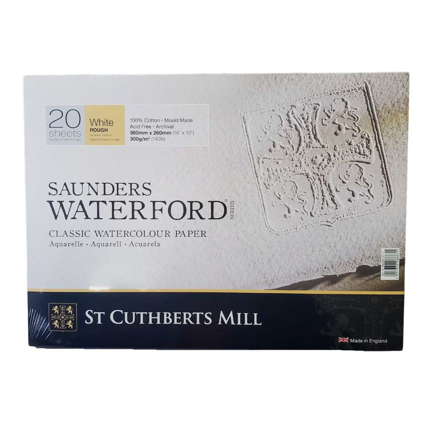 Saunders Waterford Watercolour Block 14"x10" 140lb R