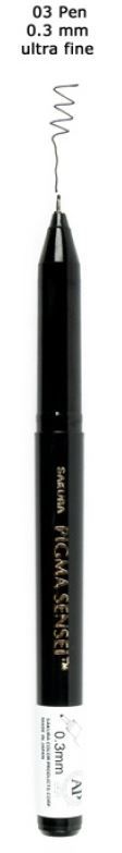 Sakura Pigma Sensei 0.3mm **ND**