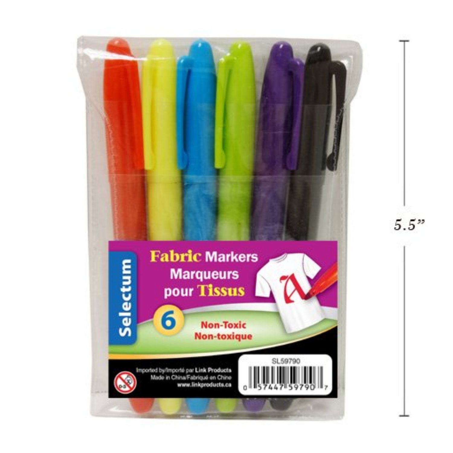 Selectum Fabric Markers Set of 6
