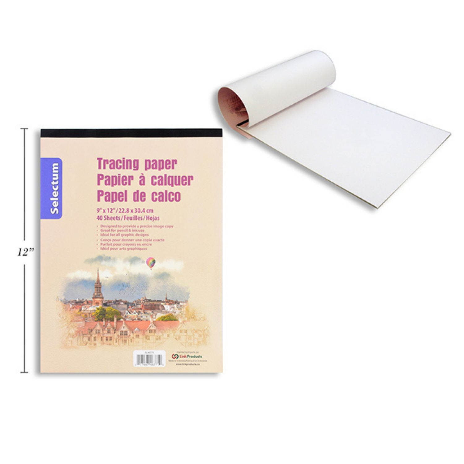 Selectum Tracing Paper 9x12"