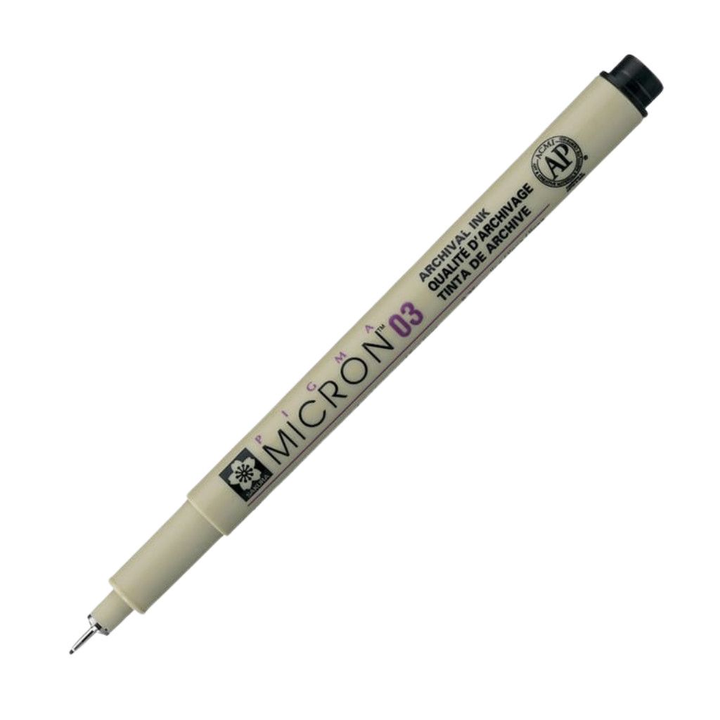 Sakura Pigma Micron 03 Black (XSDK03#49) **ND**