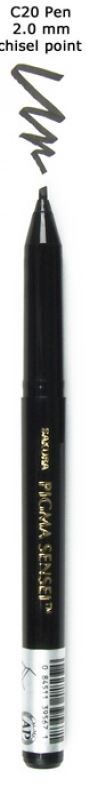 Sakura Pigma Sensei Slant Tip 2.0mm **ND**