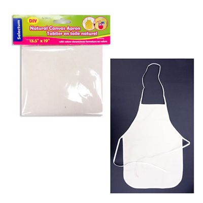 Selectum Apron Natural Canvas 13.5"x19" with Velcro Closure