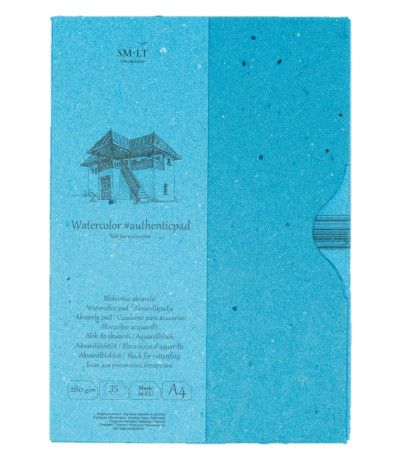 SM.LT authenticpad Coil Watercolor A4 280gsm 35shts **ND**