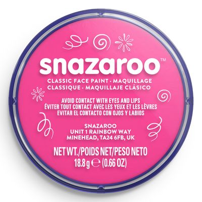 Snazaroo Classic Face Paint Clam Shell Package BRIGHT PINK