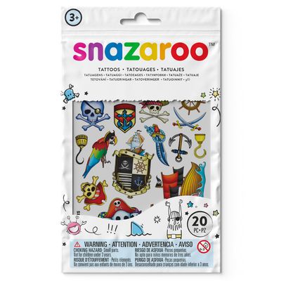 Snazaroo Temporary Tattoos set of 20 Adventure