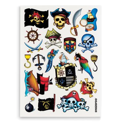 Snazaroo Temporary Tattoos set of 20 Adventure