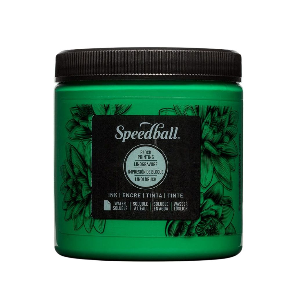 Speedball Block Printing Ink Green 16oz 3704 **SO**