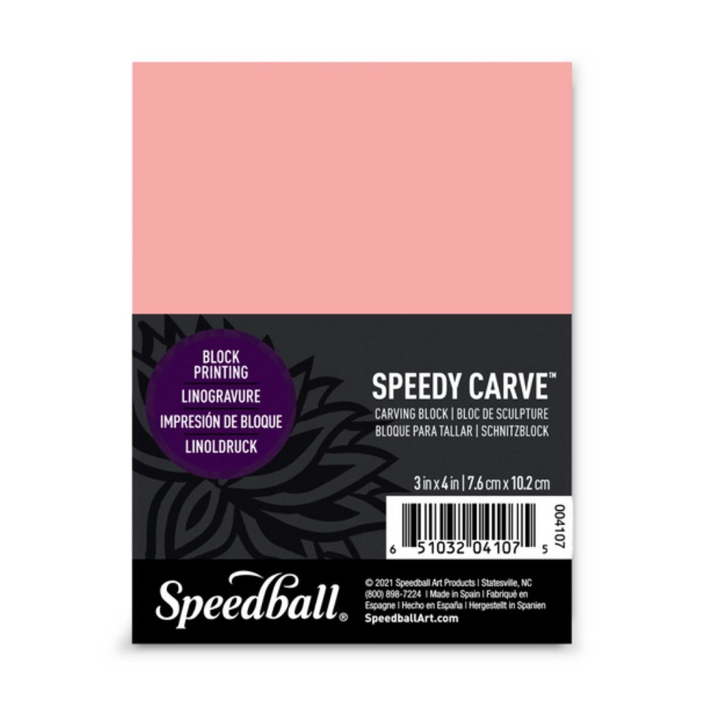 Speedball Speedy Carve Pink 4x6