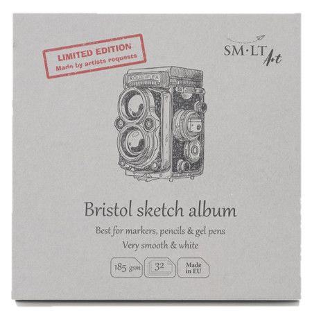 SM.LT authenticpad Layflat Album Bristol Sketch 14.8cm x 14.8cm 185gsm 32shts **ND**
