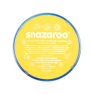Snazaroo Classic Face Paint Clam Shell Package BRIGHT YELLOW