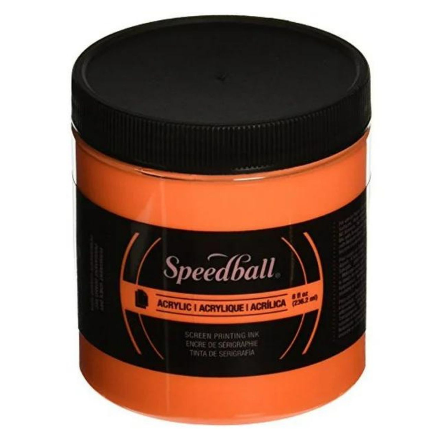 Speedball Acrylic Screen Printing Ink Orange 8oz.