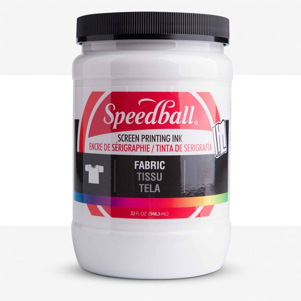 Speedball Fabric Screen Printing Ink White 32oz
