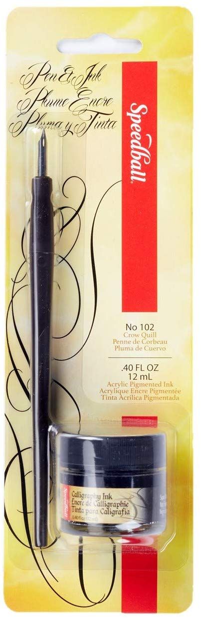Speedball Signature Series Pen and Ink Gold/Black