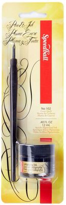 Speedball Signature Series Pen and Ink Gold/Black