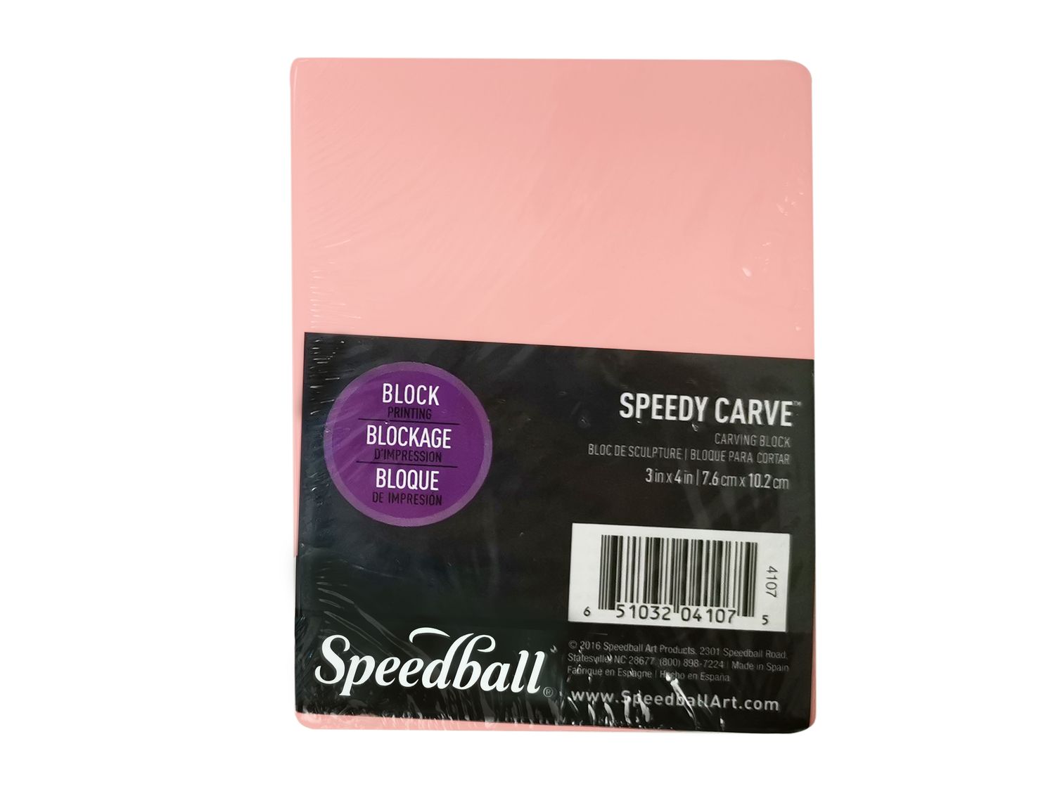 Speedball Speedy Carve Pink 3x4
