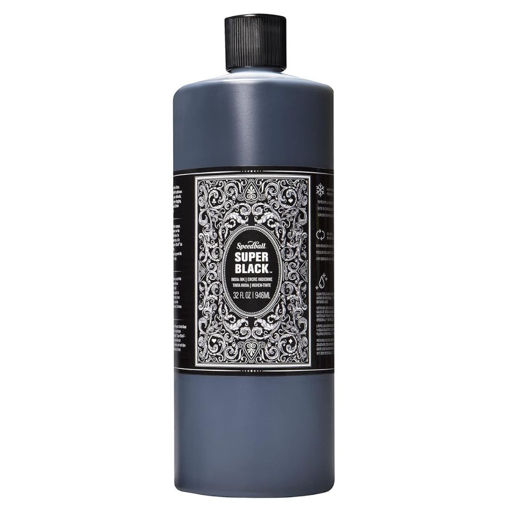 Speedball Super Black India Ink 32oz