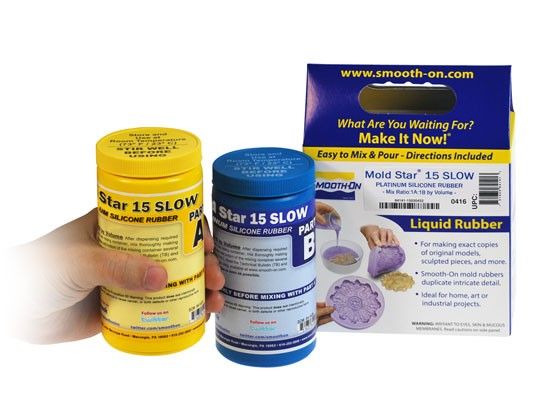 Smooth-On Mold Star 15 Slow Platinum Silicone Rubber **ND**