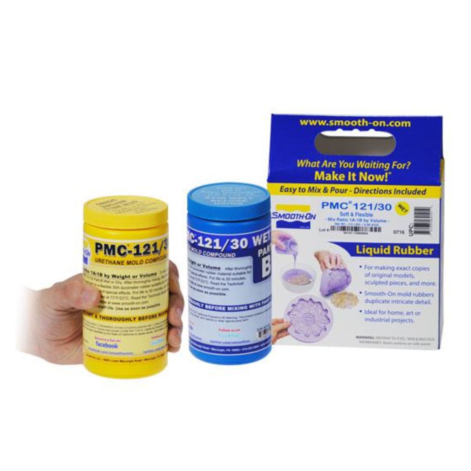 Smooth-On PMC 121/30 Wet Pourable Urethane Rubber **ND***SO*