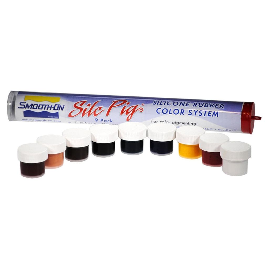 Smooth-on Silc Pig Silicone Pigment 9pk Sampler **ND**