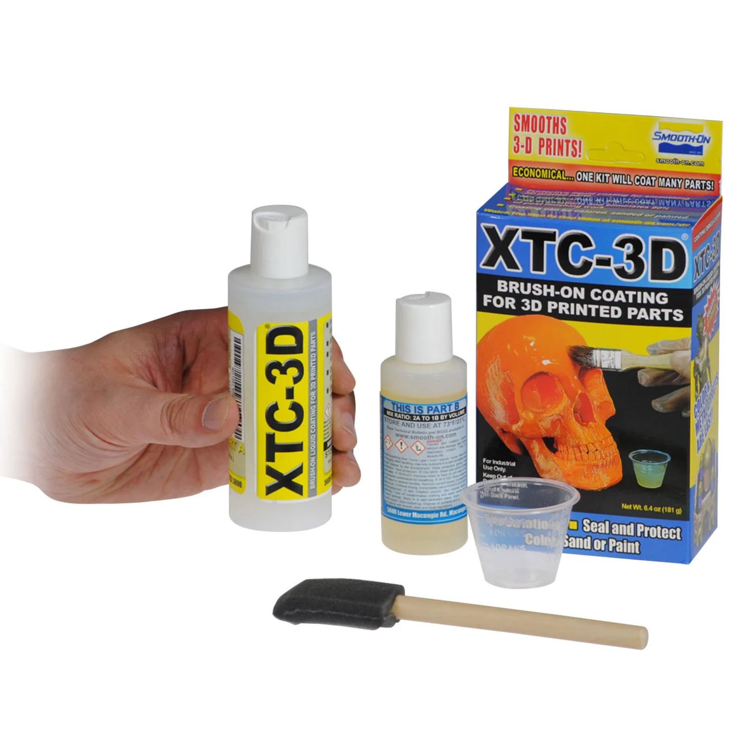 Smooth-On XTC-3D Brush-on coating for 3D Prints 6.4oz **ND**