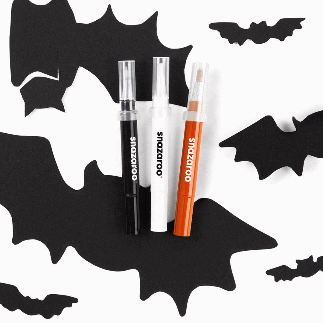 Snazaroo Classic Face Paint Brush Pen Set HALLOWEEN