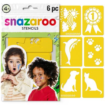 Snazaroo Stencil 6 PK - Unisex