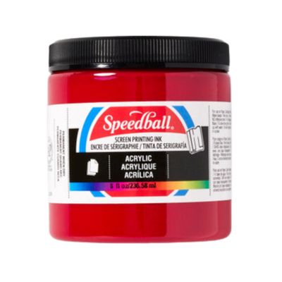 Speedball Acrylic Screen Printing Ink Process Magenta 8oz.