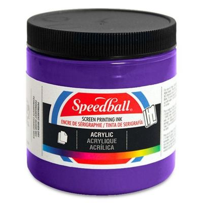 Speedball Acrylic Screen Printing Ink Violet 8oz.
