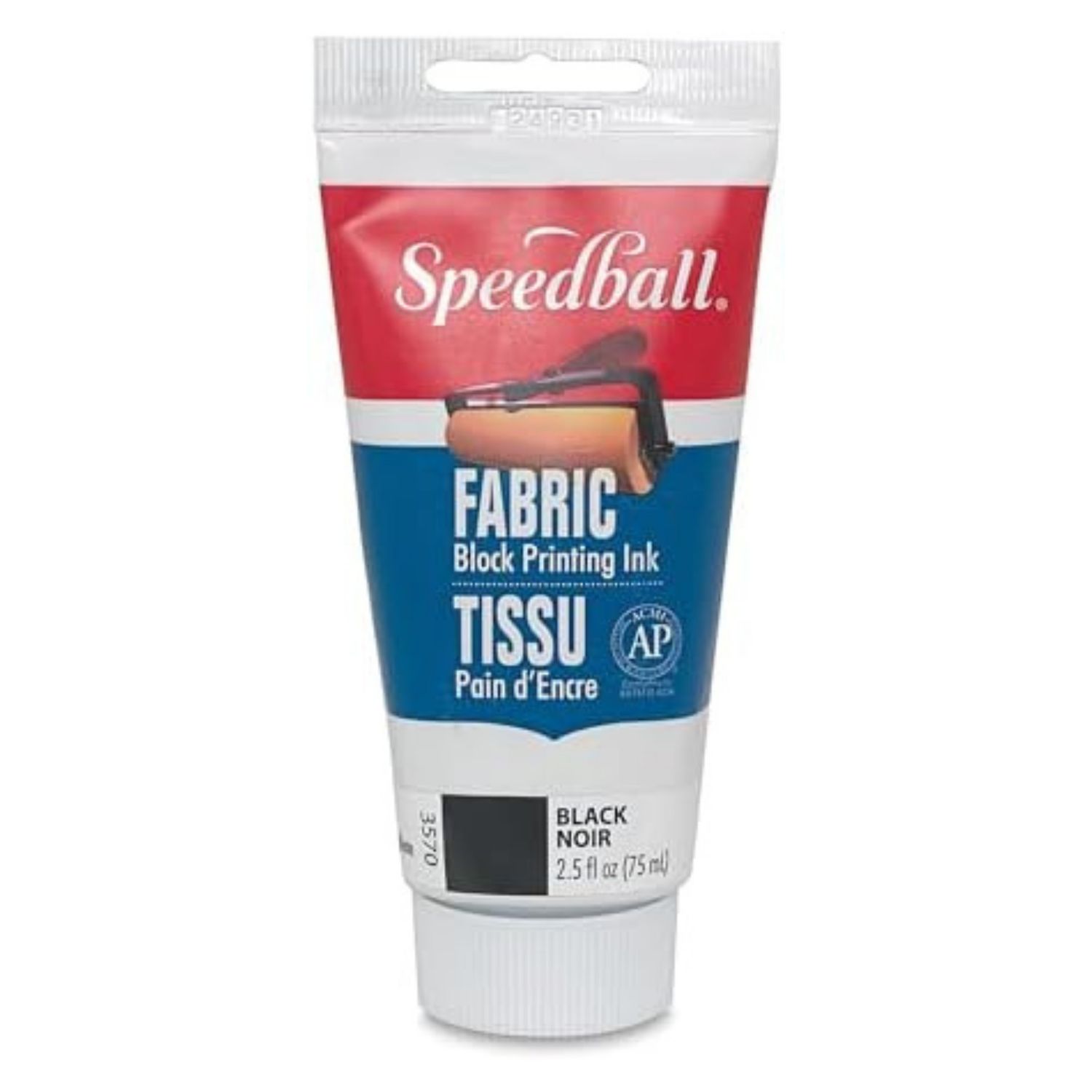 Speedball Block Printing Fabric Ink Black 2.5oz 3570