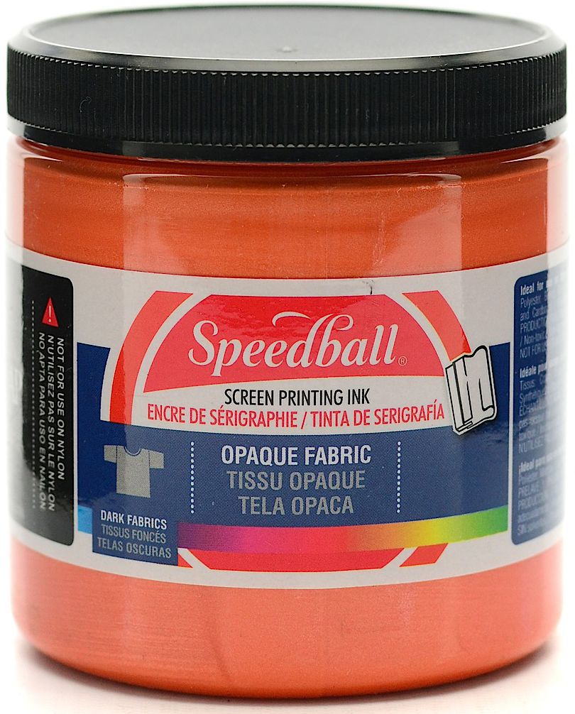 Speedball Fabric Screen Printing Ink Opaque Sherbert 8oz