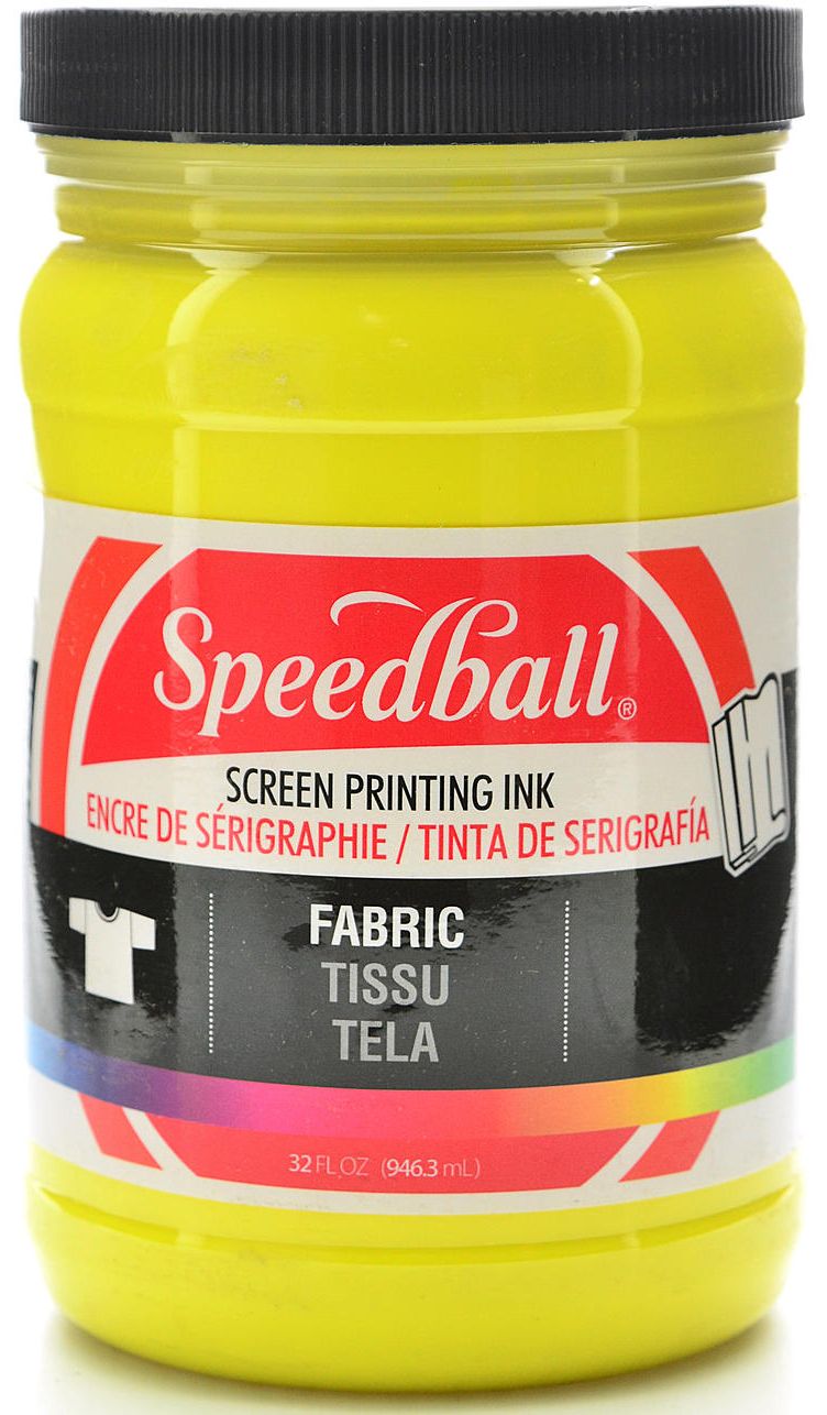 Speedball Fabric Screen Printing Ink Yellow 32oz